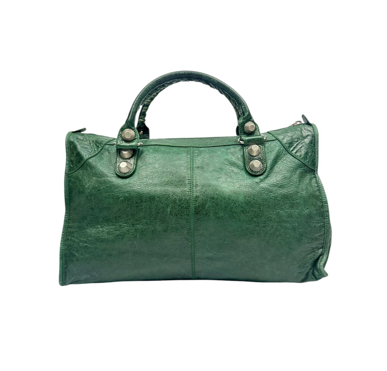 Vintage Balenciaga City bag grün