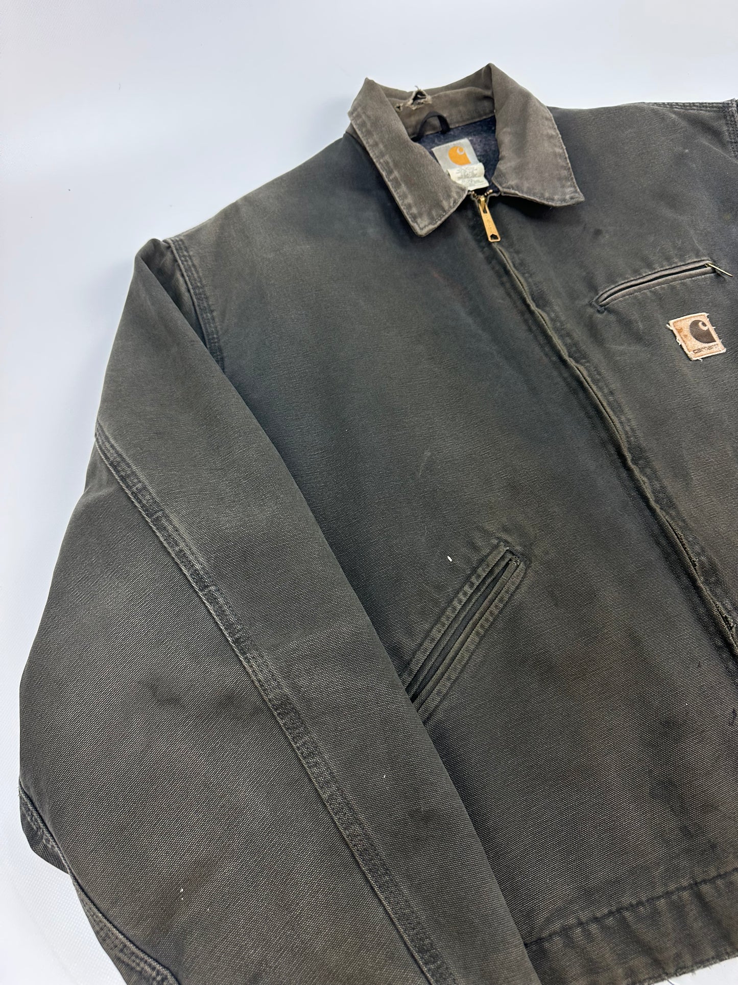 Vintage Carhartt Detroit Jacke grau/braun Gr. XXL