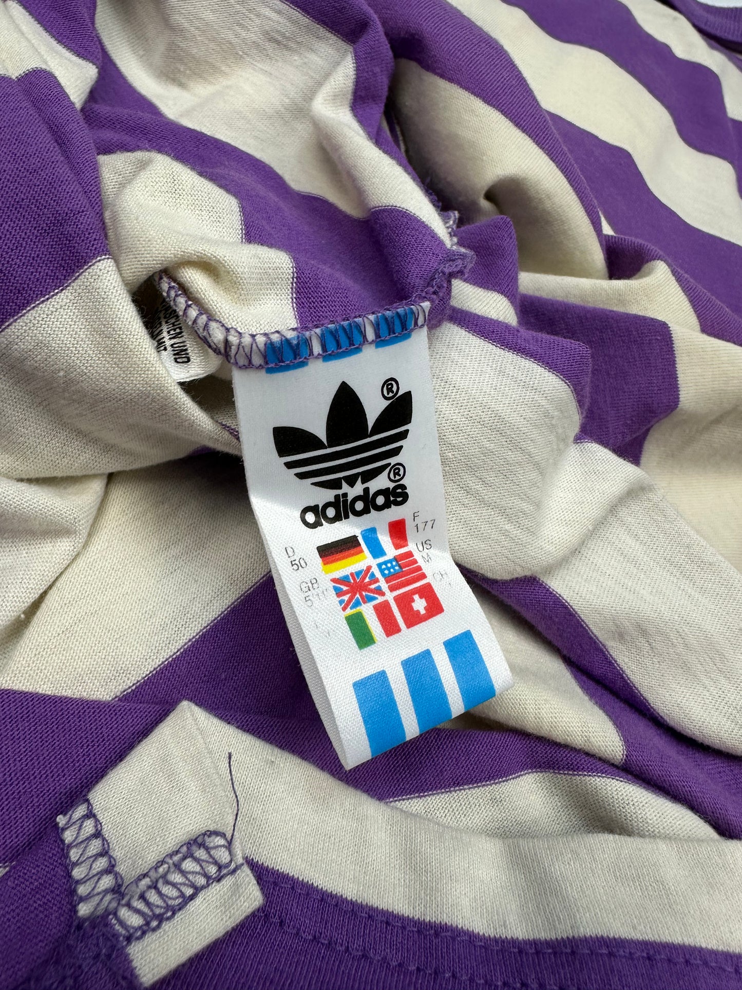 Vintage Adidas Polo lila L