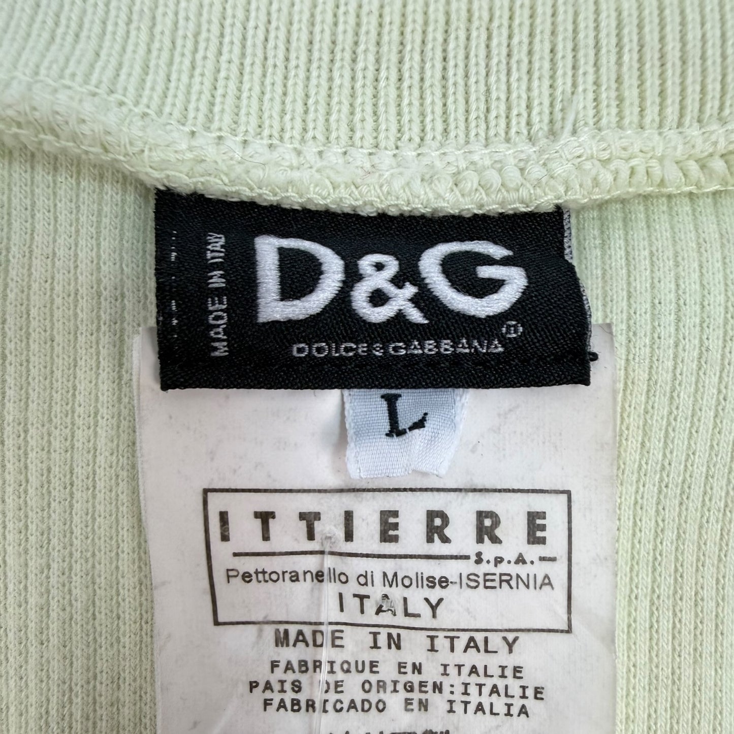 Vintage Dolce & Gabbana Top hellgelb Gr. L