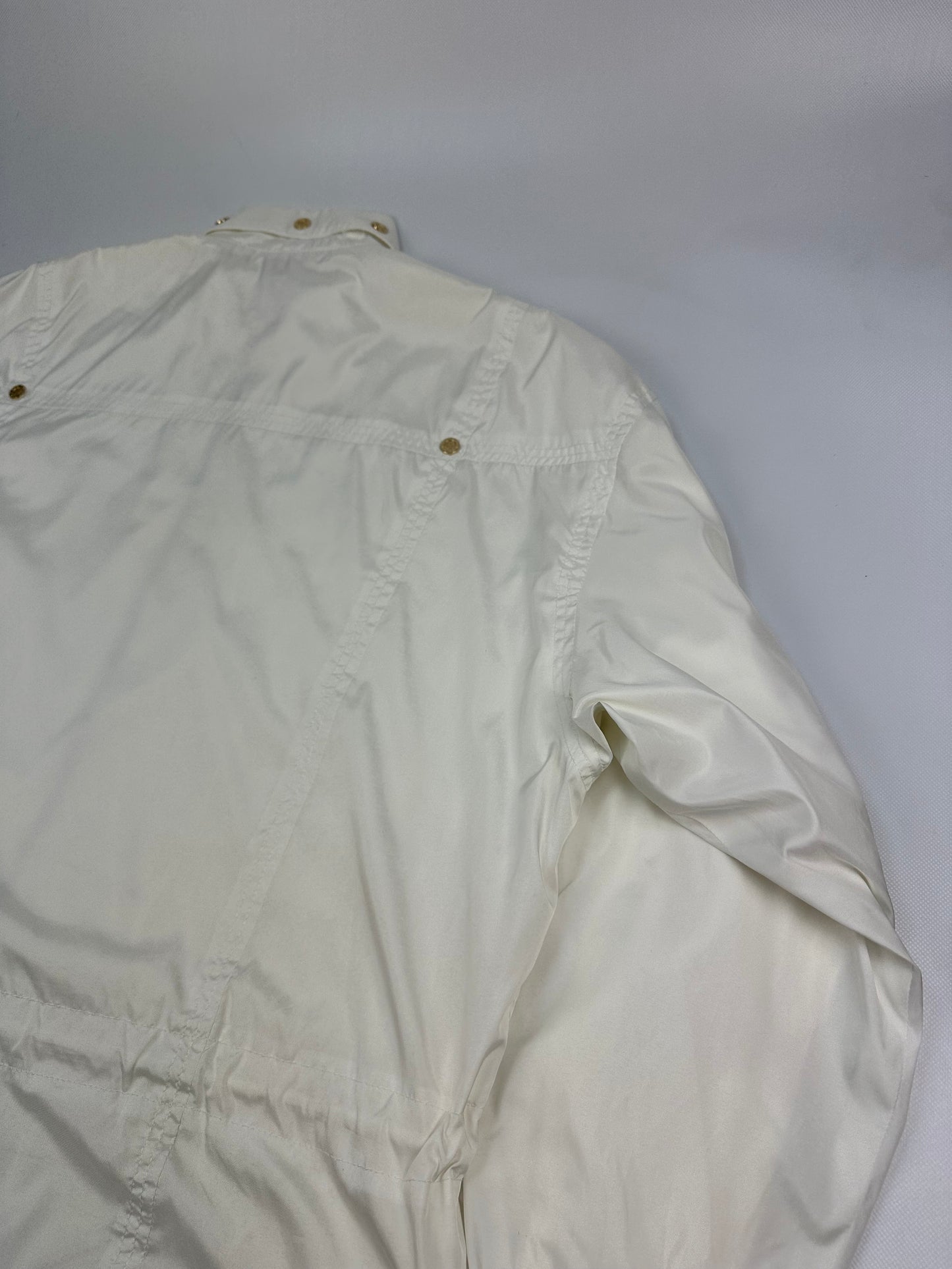 Vintage MCM Trackjacket weiß/gold Gr. XL