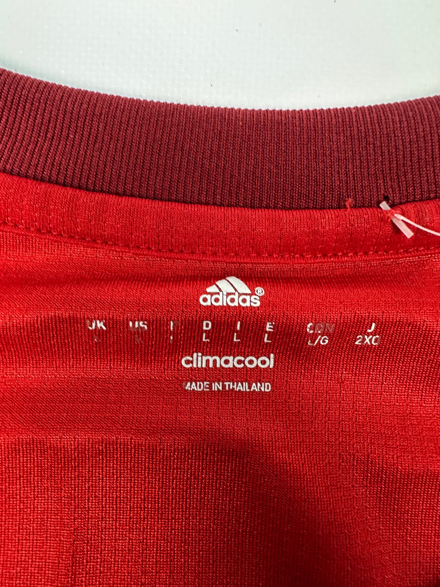 Vintage Adidas Bayern München Fußballtrikot rot L
