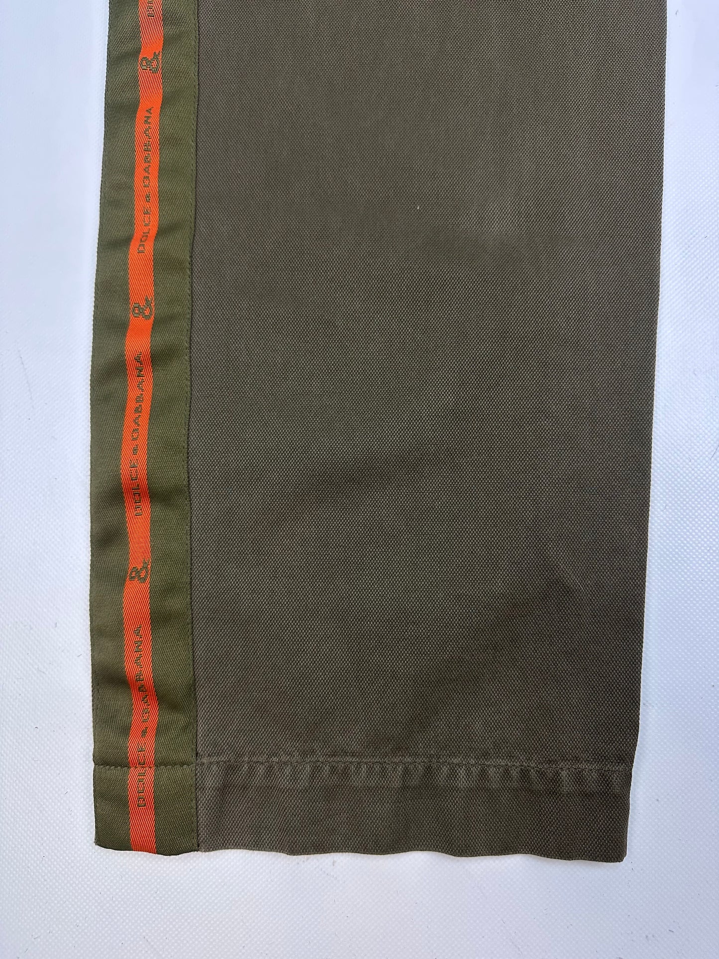 Vintage Dolce & Gabbana Hose grün/orange Gr. 42
