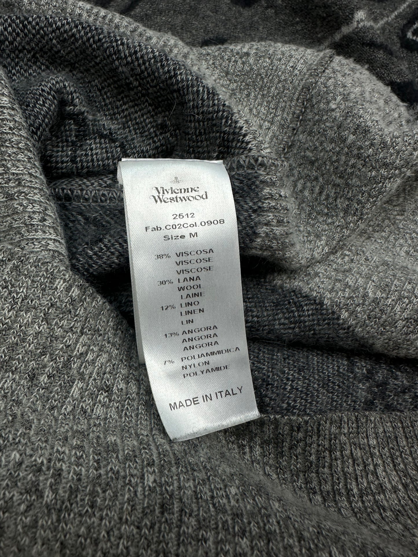 Vintage Vivienne Westwood Pullover grau Gr. M