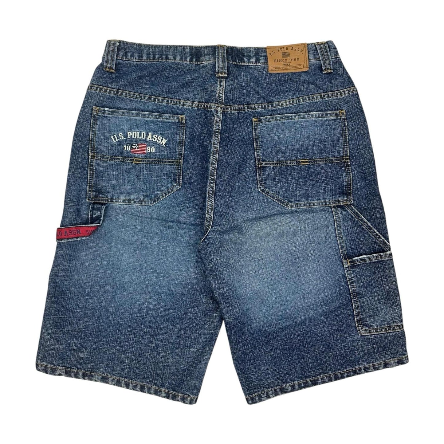 Vintage U.S POLO ASSN. Jorts/kurze Jeanshose blau Gr. 34