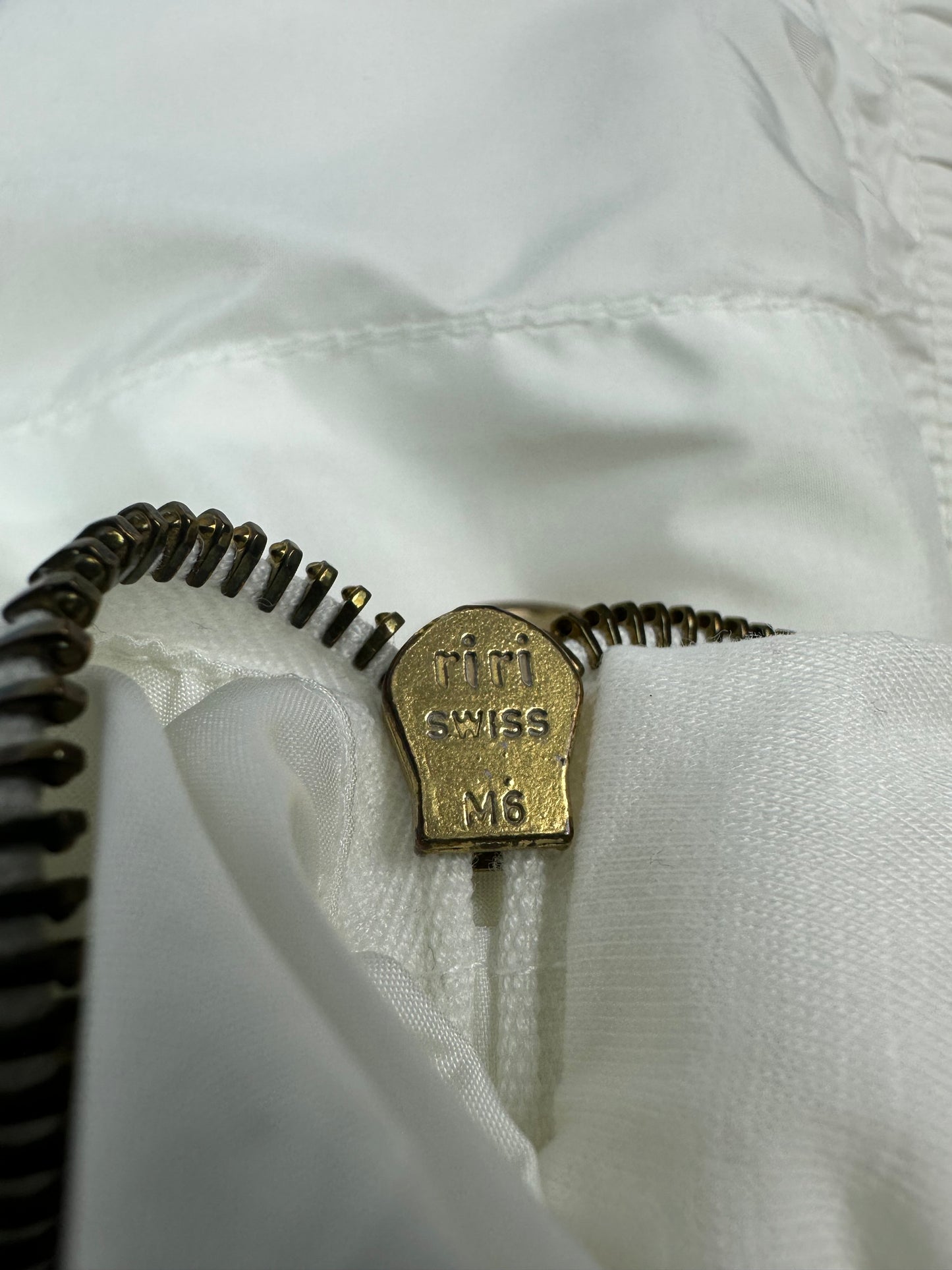 Vintage MCM Trackpants weiß/gold Gr. M
