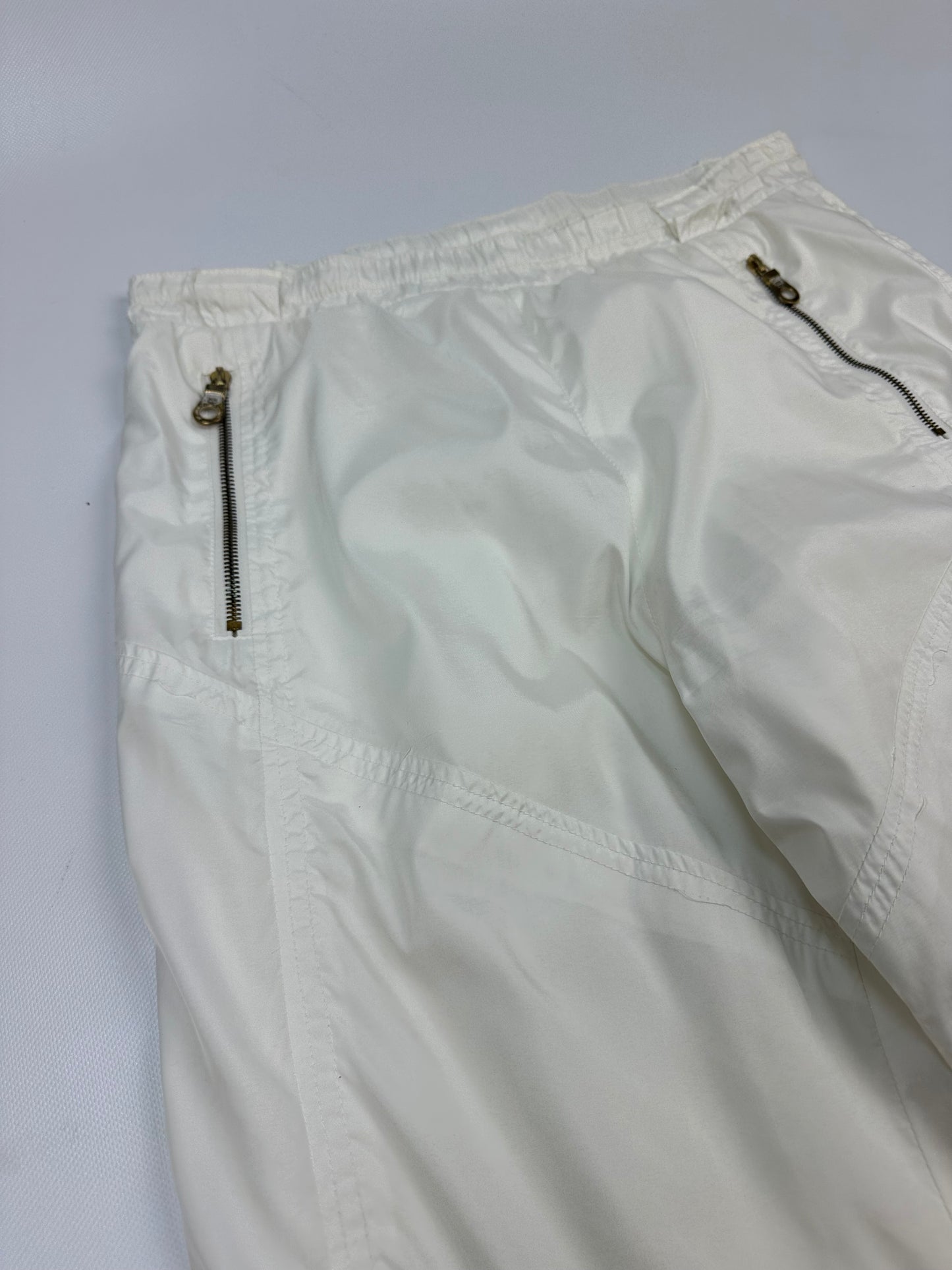 Vintage MCM Trackpants weiß/gold Gr. M