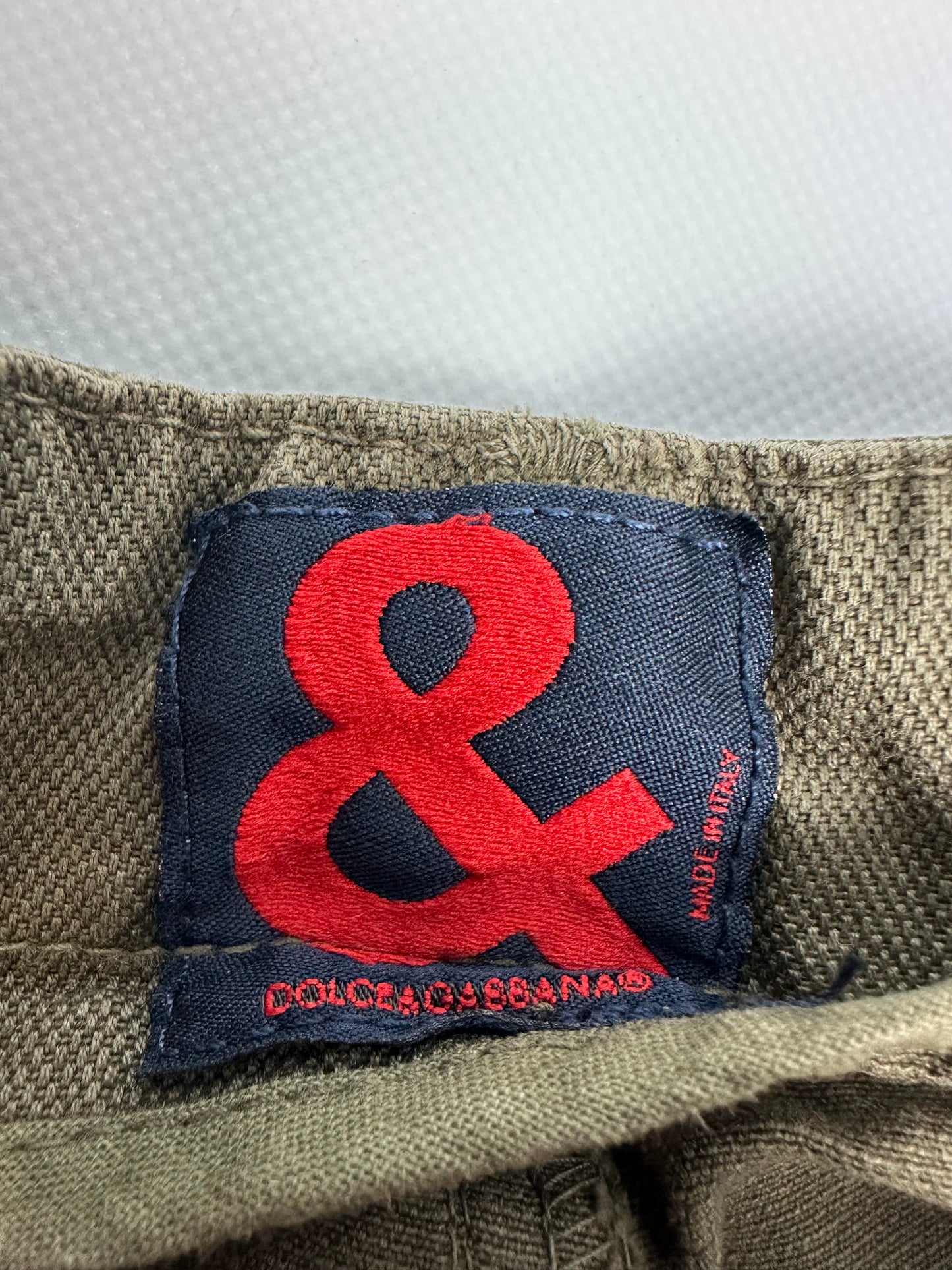 Vintage Dolce & Gabbana Hose grün/orange Gr. 42