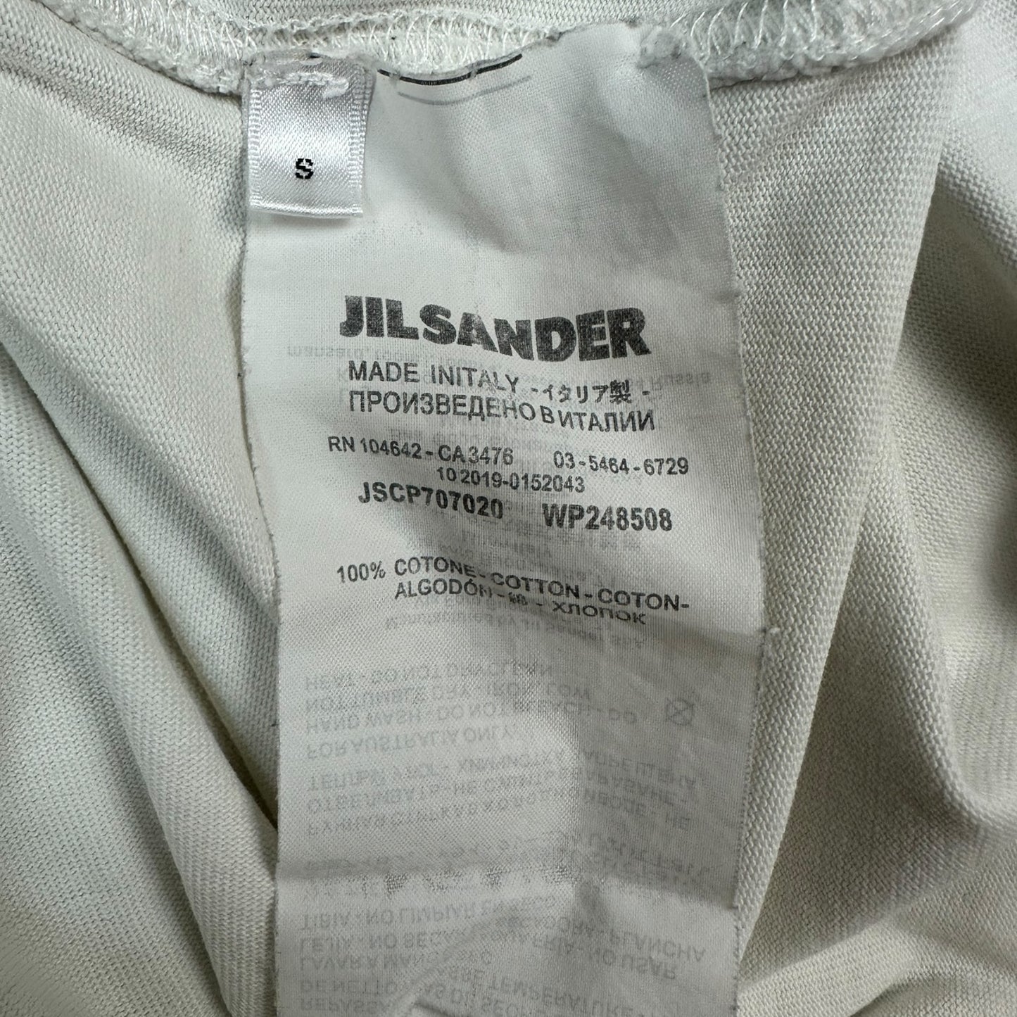 Vintage Jil Sander T-Shirt weiß L/XL