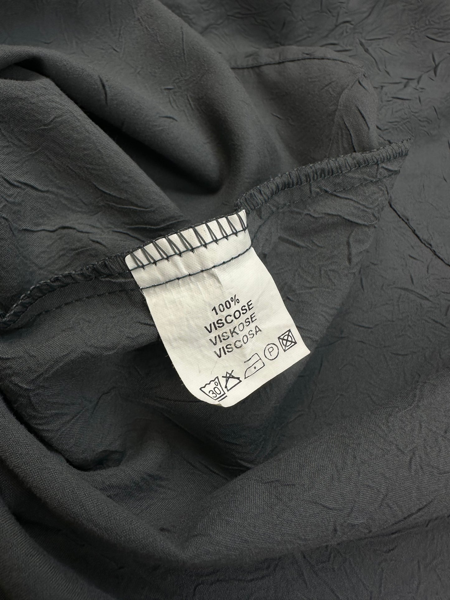 Vintage Versace Hemd grau Gr. L