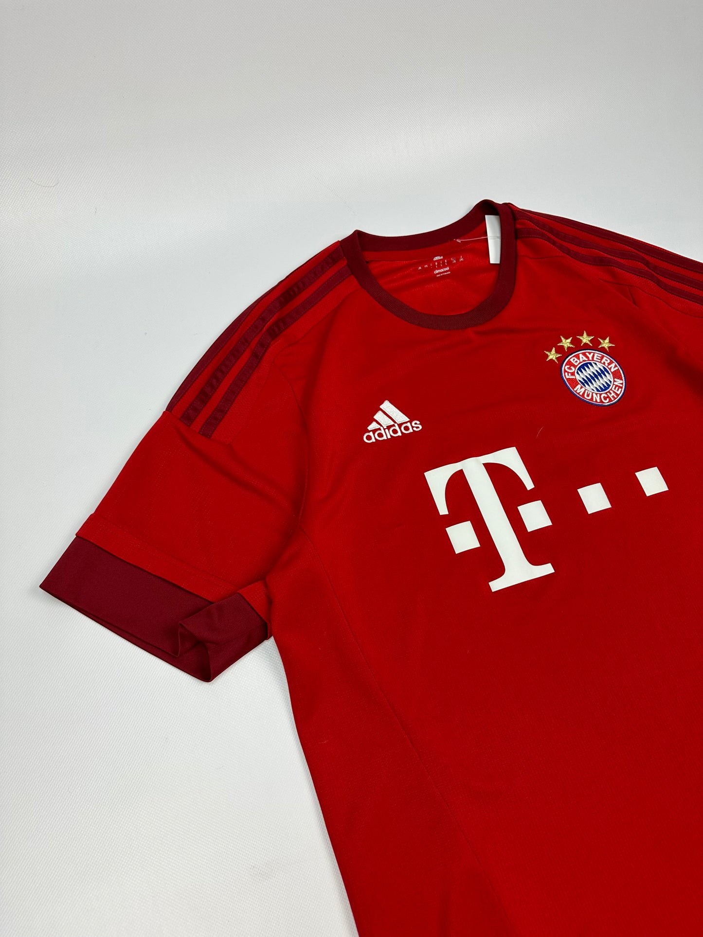 Vintage Adidas Bayern München Fußballtrikot rot L