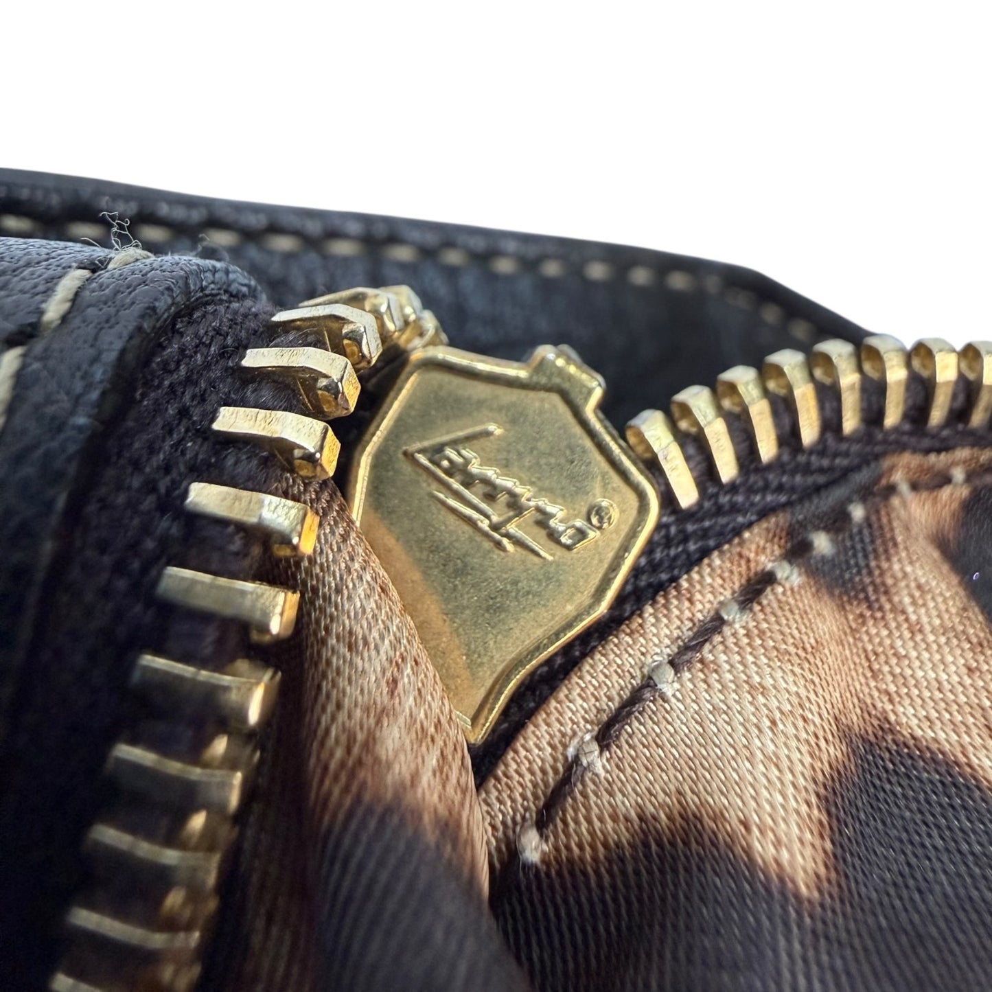 Vintage Dolce & Gabbana Miss Charles Bag braun / Gold