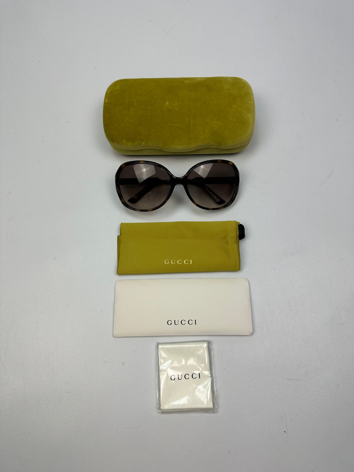 Vintage Gucci Sonnenbrille braun/gold