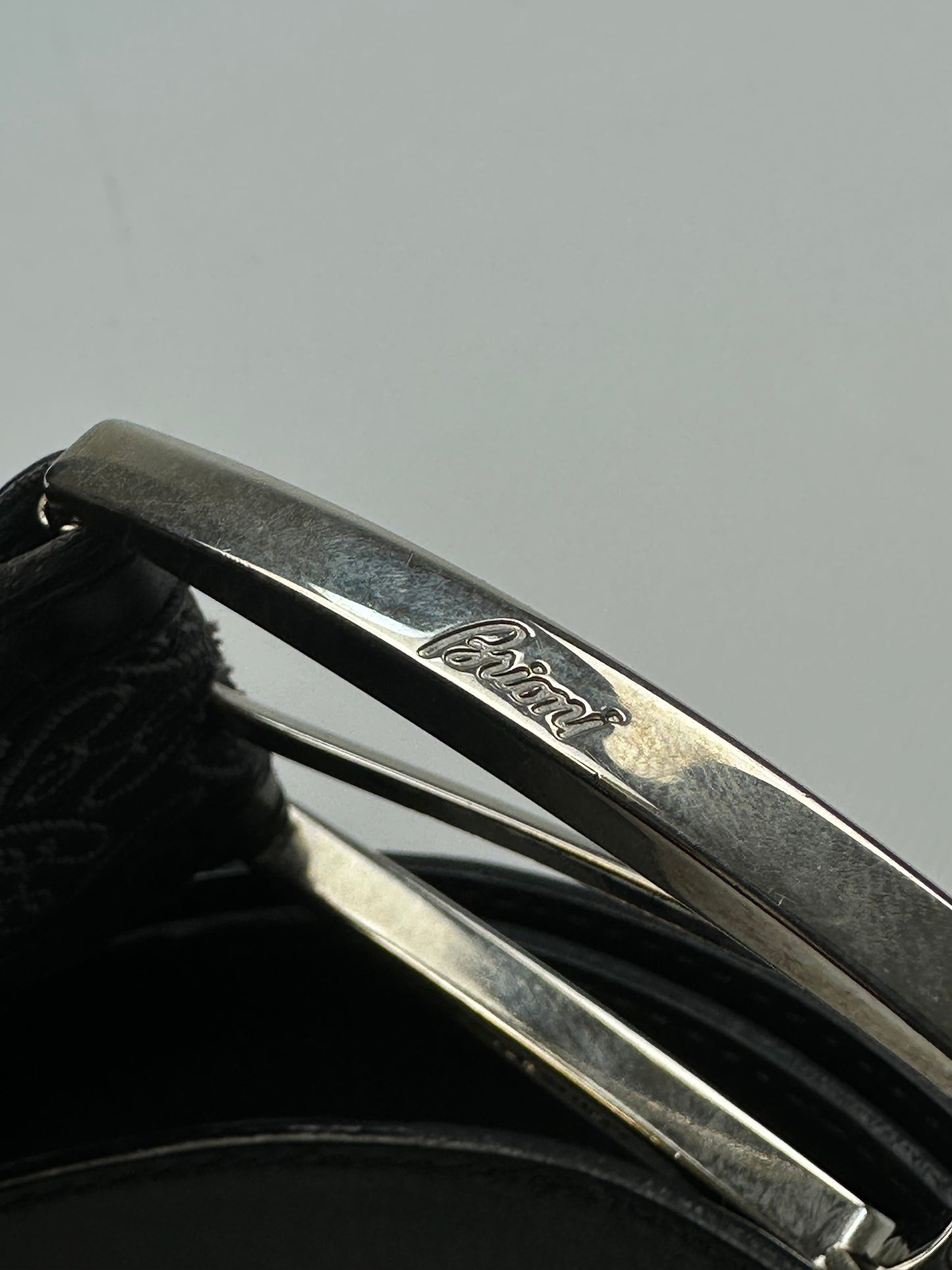 Vintage Brioni Gürtel schwarz Gr. 110
