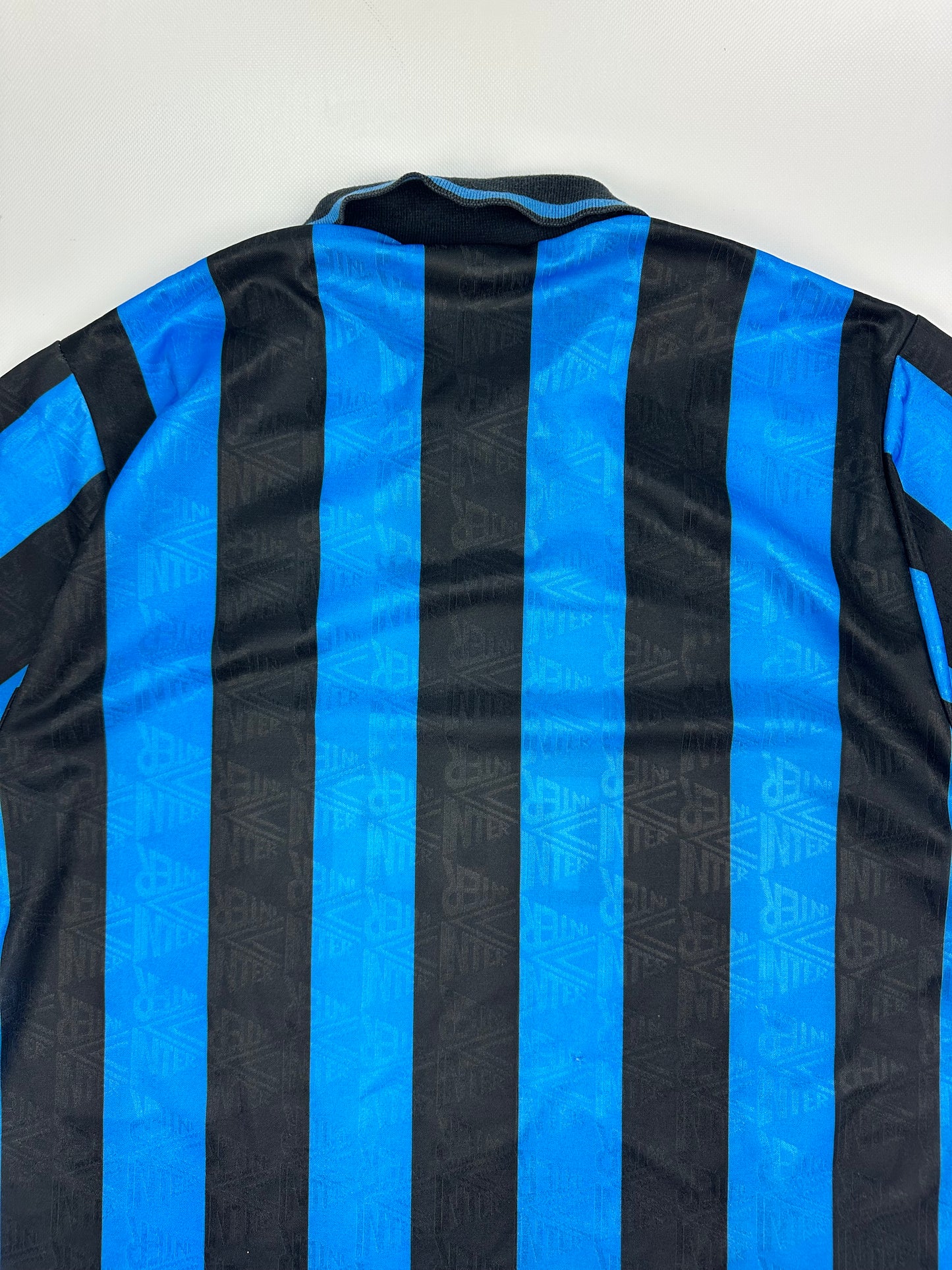 Vintage Umbro Inter Milan Jersey schwarz/blau Gr. M