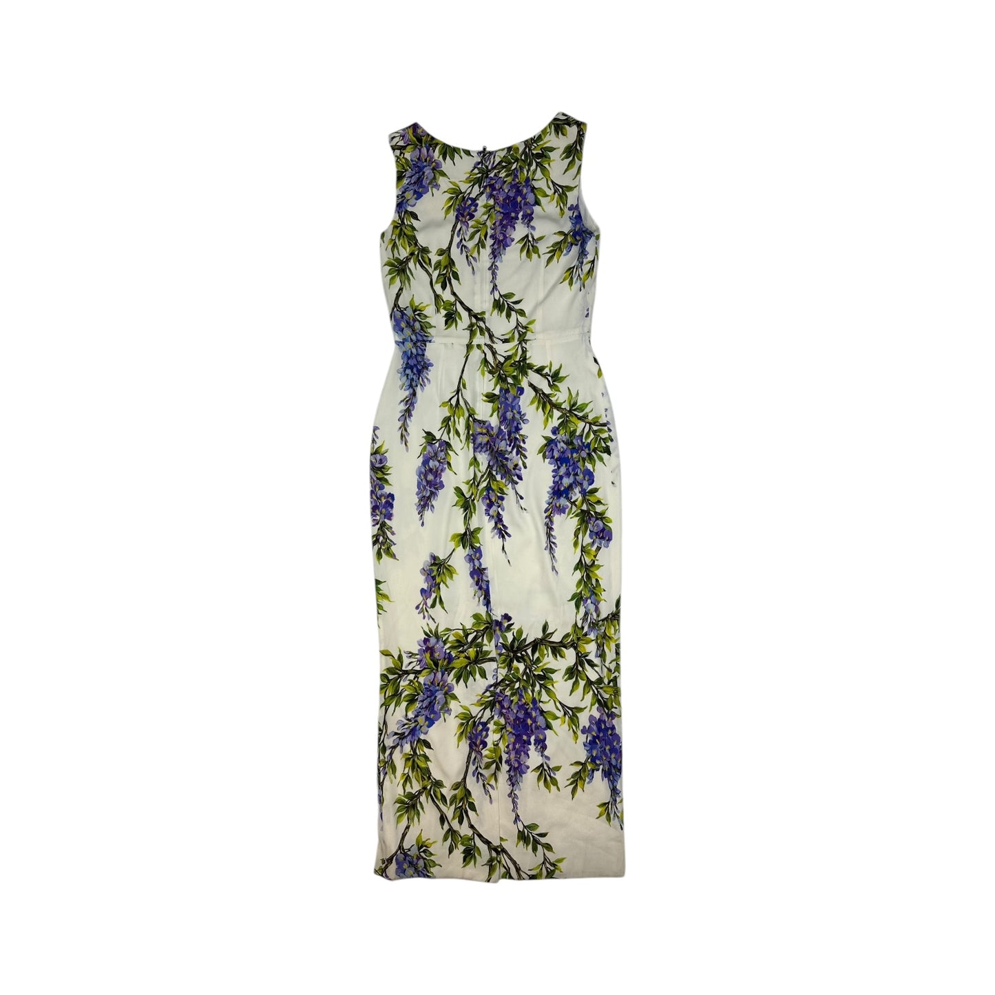 Dolce & Gabbana Kleid weiß/lila/grün Gr. 44