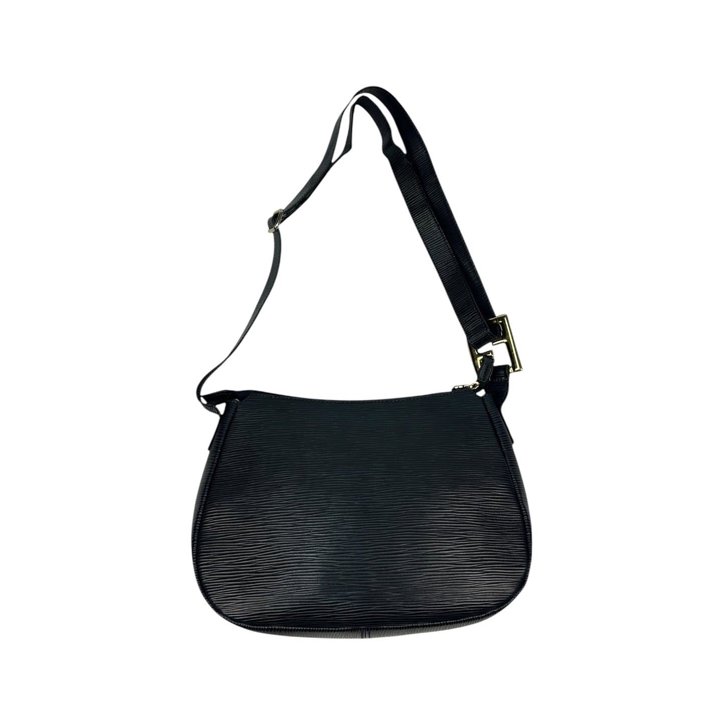 Vintage Fendi Umhängetasche navy blau/gold