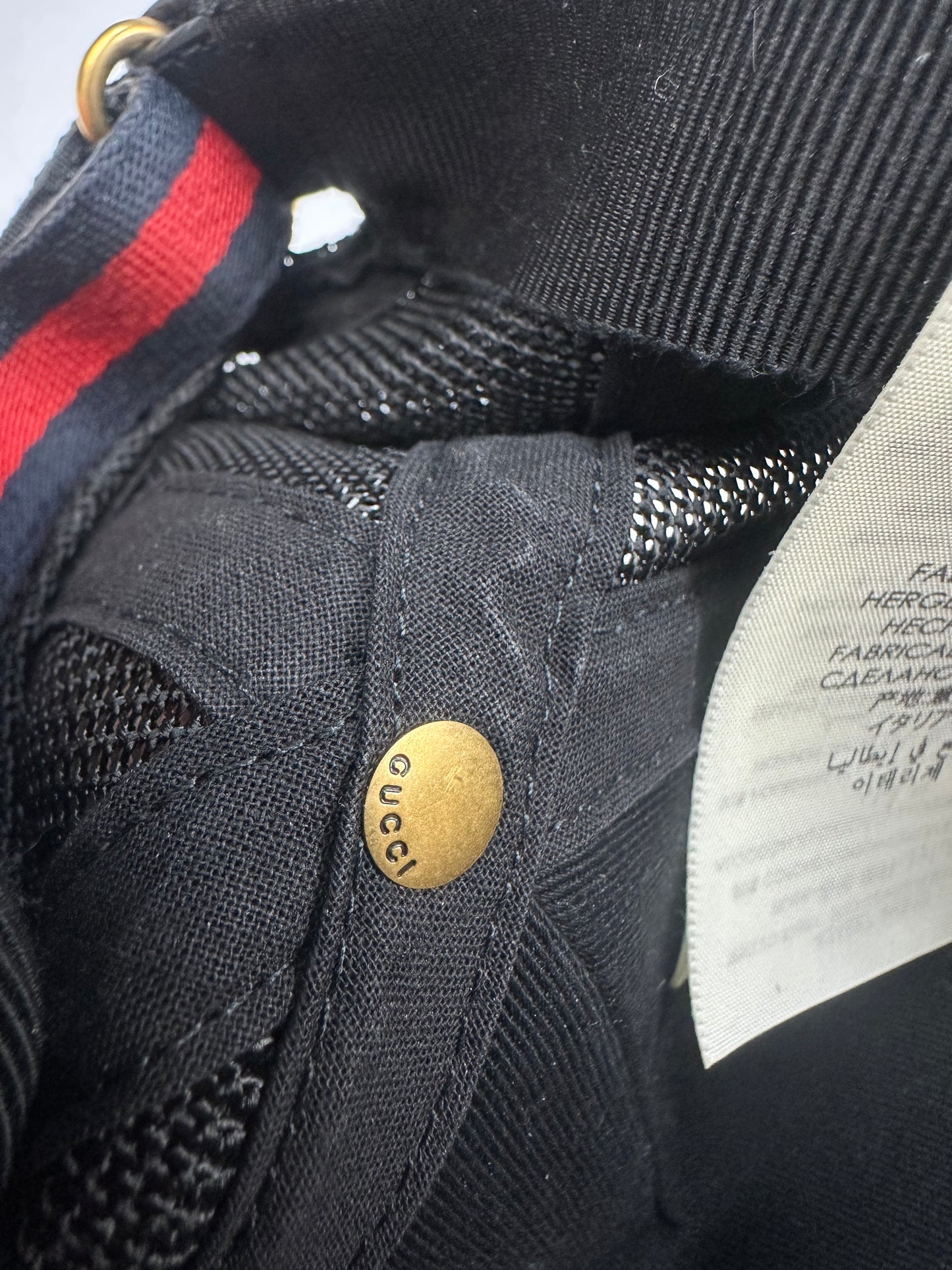 Gucci Snake Trucker Cap schwarz Gr. S