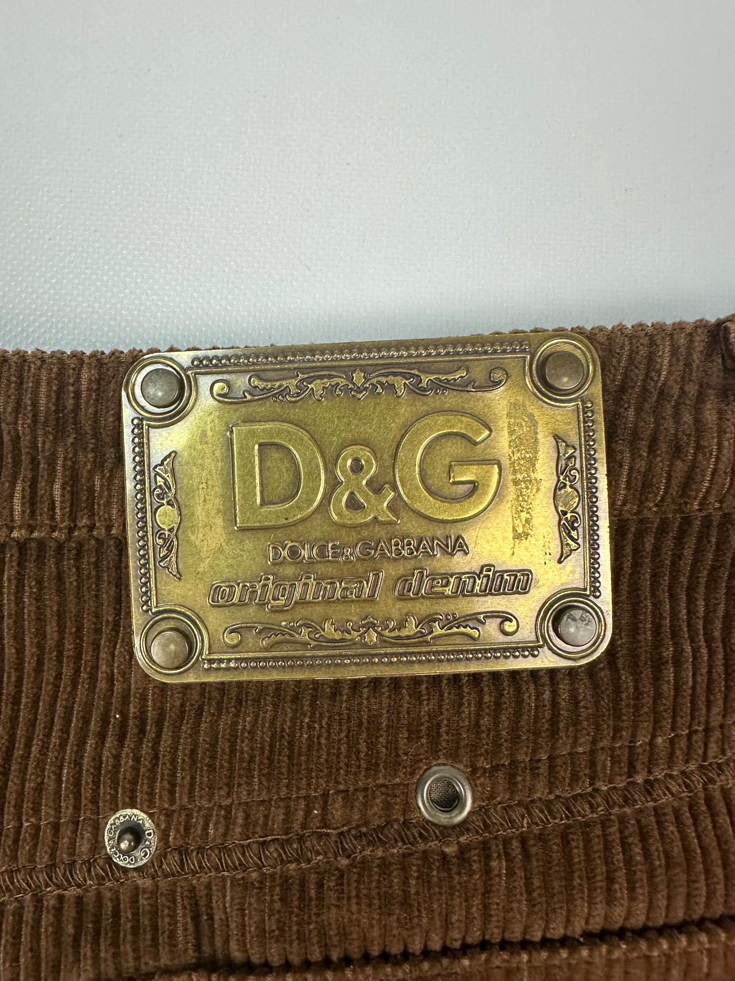Vintage Dolce & Gabbana Rock braun Gr. 32
