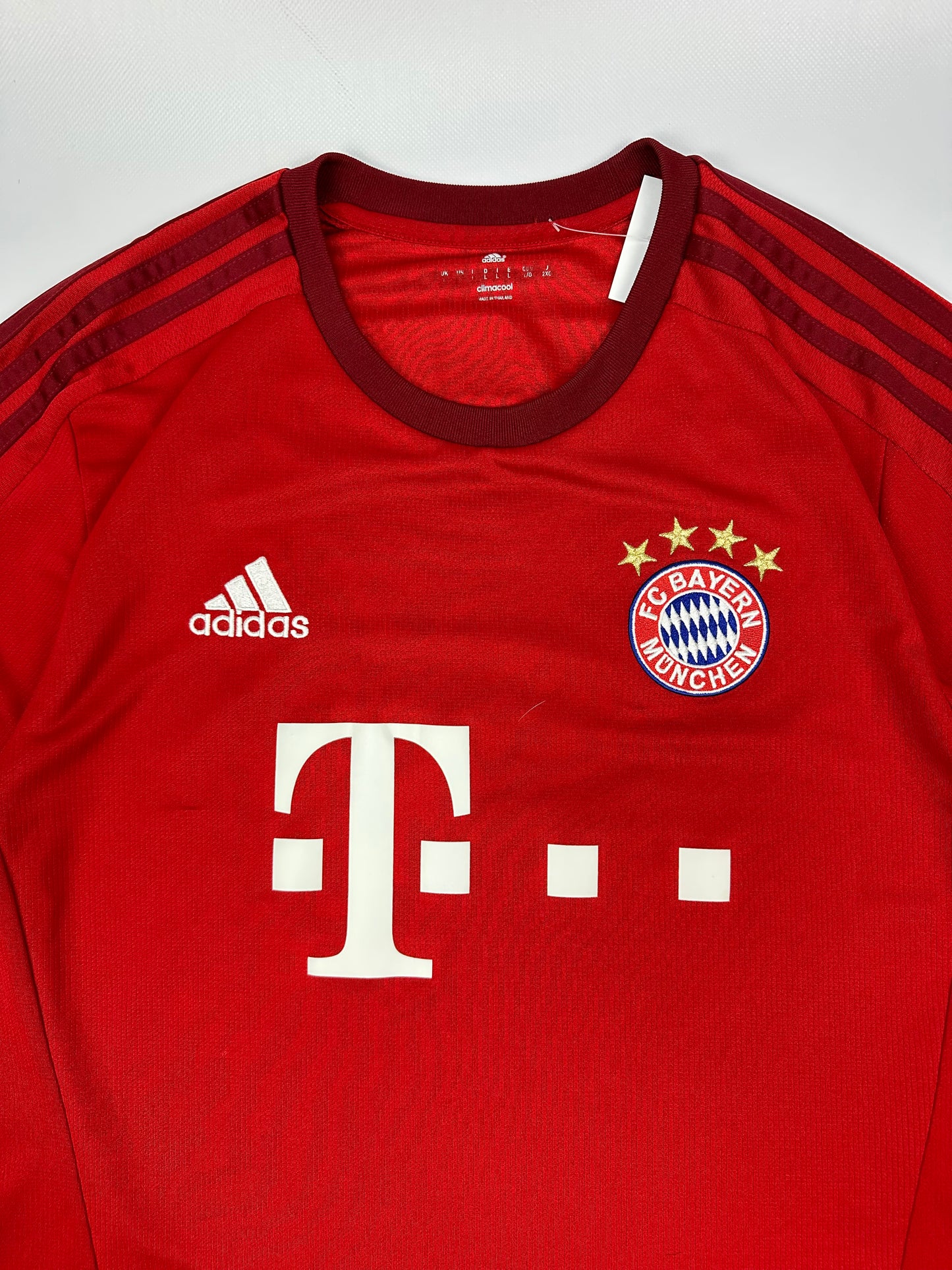 Vintage Adidas Bayern München Fußballtrikot rot L