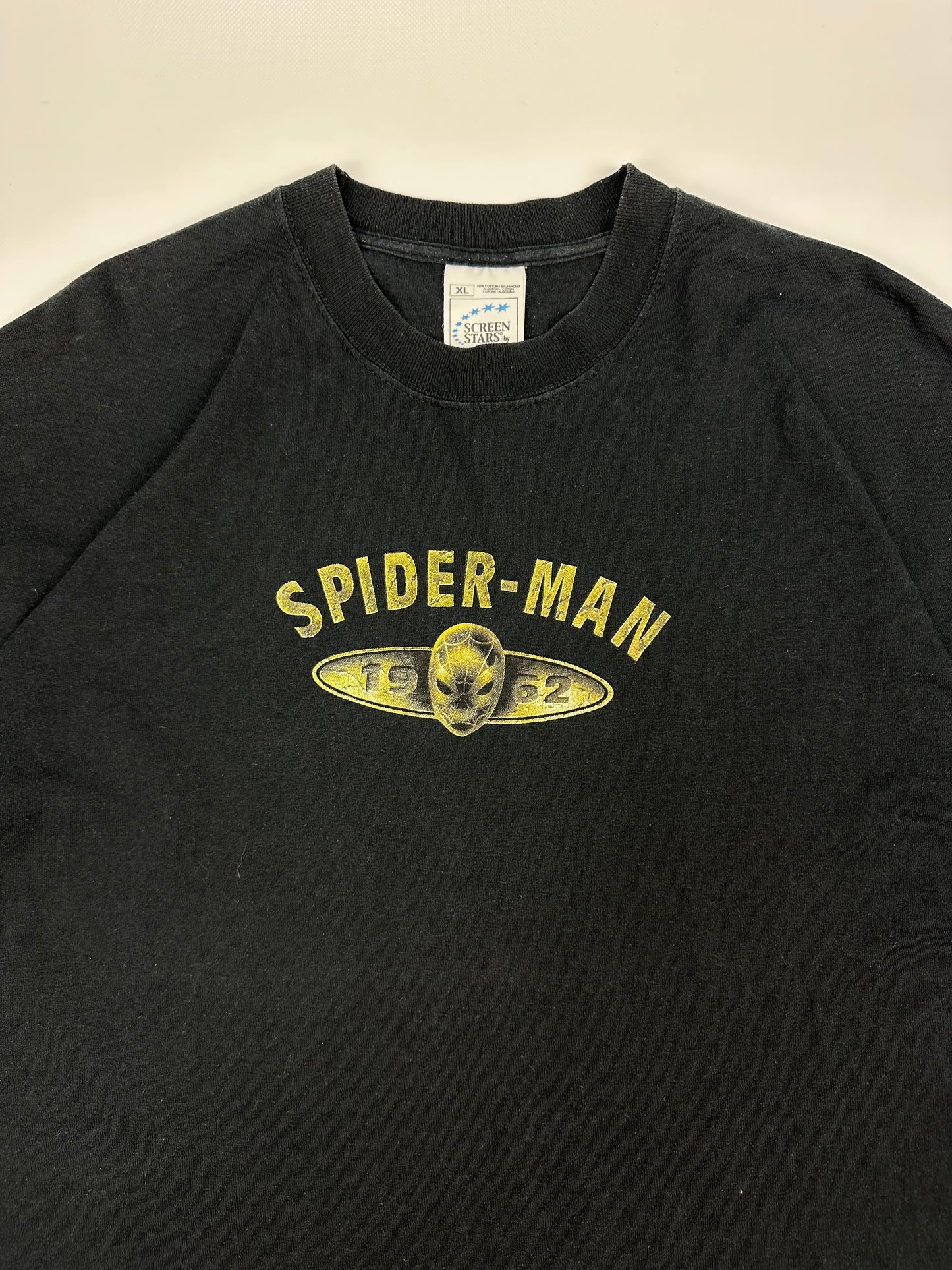 Vintage Spider Man T-Shirt schwarz Gr. XL