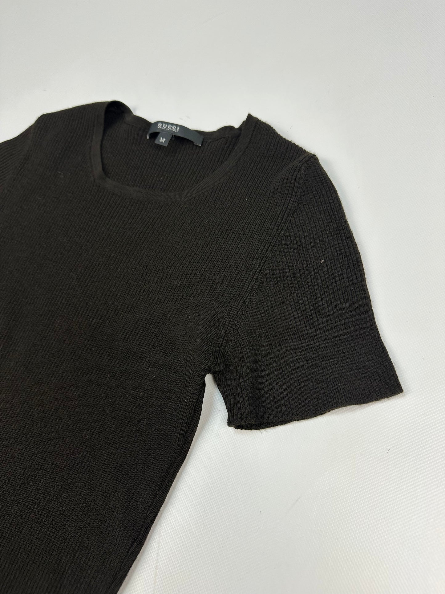 Vintage Gucci T-Shirt braun Damen Gr. M