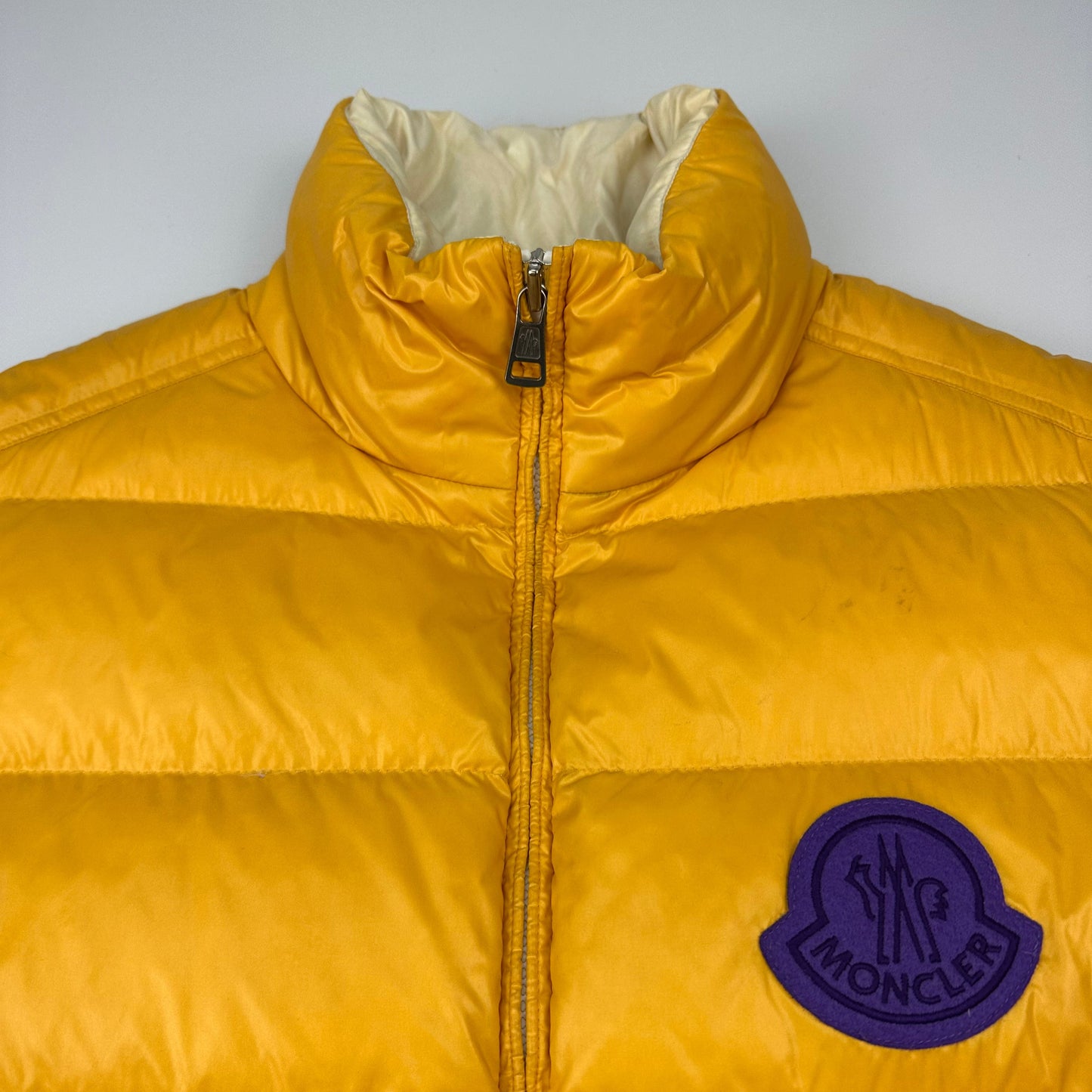 Moncler Park Genius 1952 Daunen Weste gelb M (2)