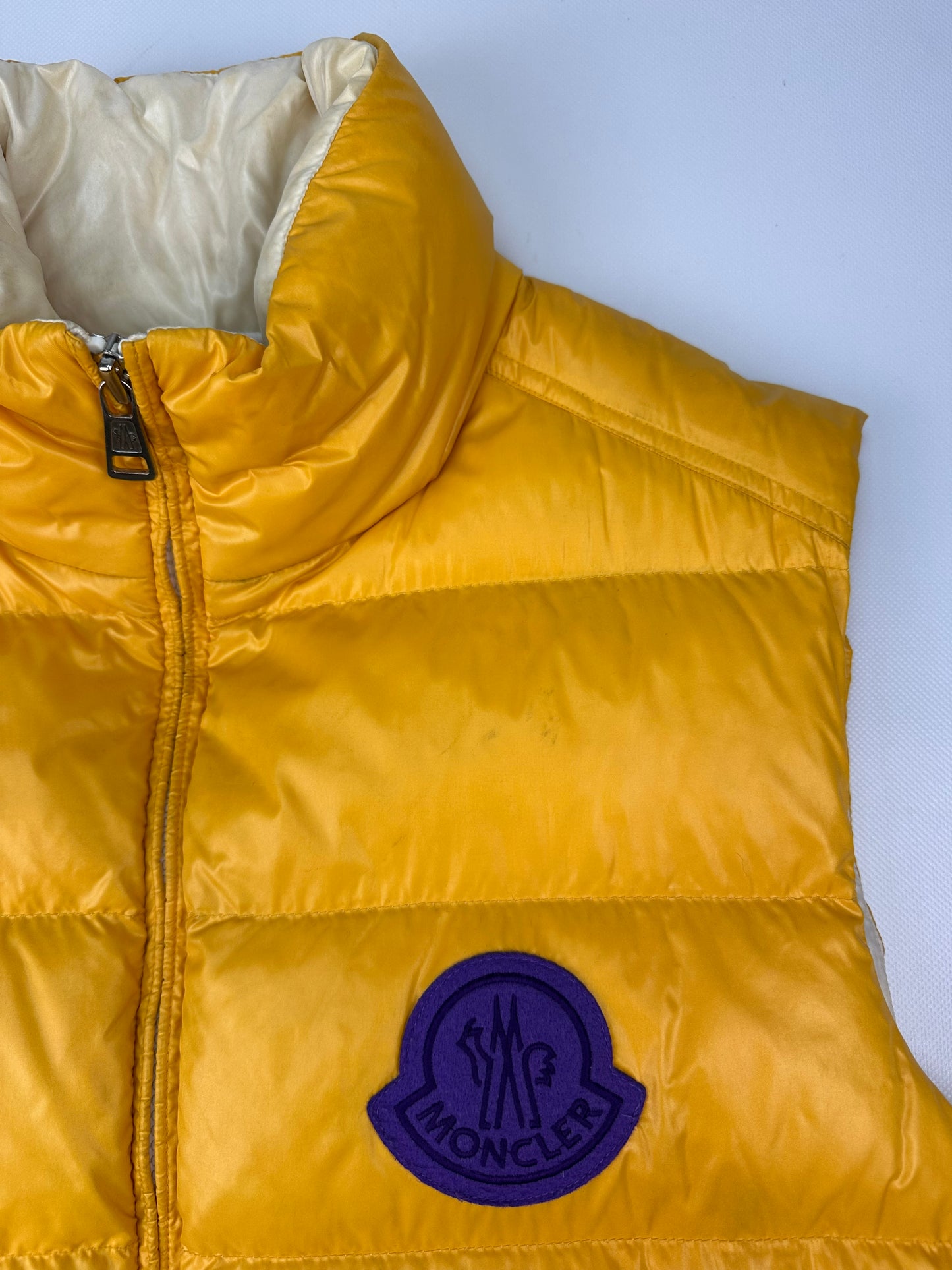 Moncler Park Genius 1952 Daunen Weste gelb M (2)