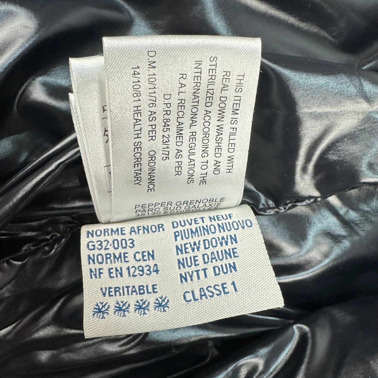 Moncler Pepper Grenoble Puffer Jacke lila Damen L (3)