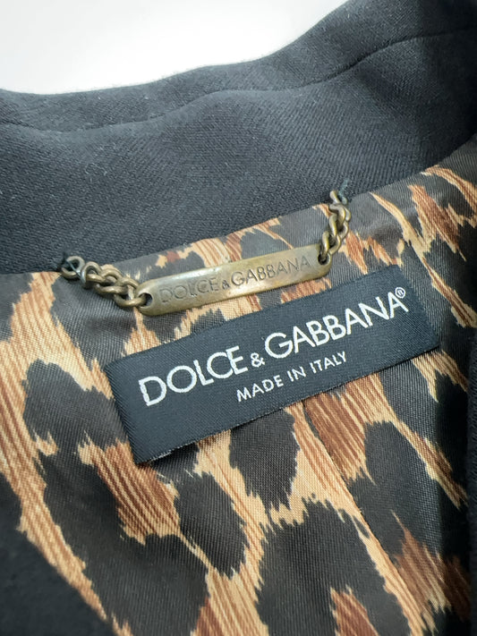 Dolce & Gabbana Big Belt Blazer Jacke