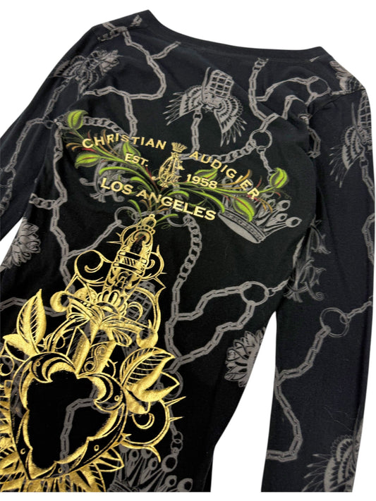 Vintage Christian Audigier Top