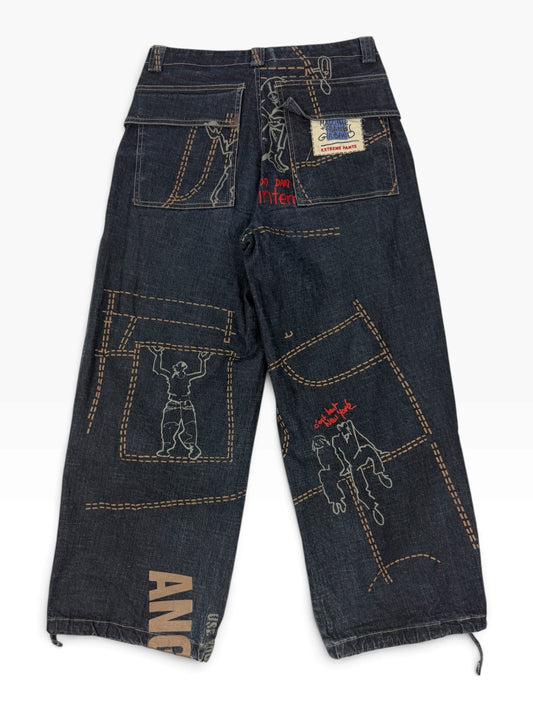 Vintage Marithé + François Girbaud "Grafitti" Pants