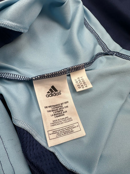 Vintage Adidas Schalke Fußballtrikot blau L