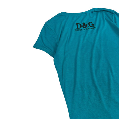 Vintage Dolce & Gabbana T-Shirt blau Damen S