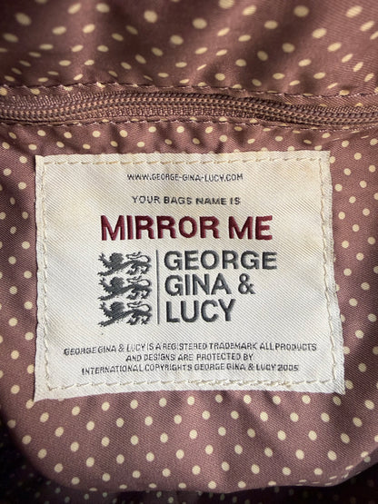 Vintage GG&L Mirror Me Tasche rot / grau
