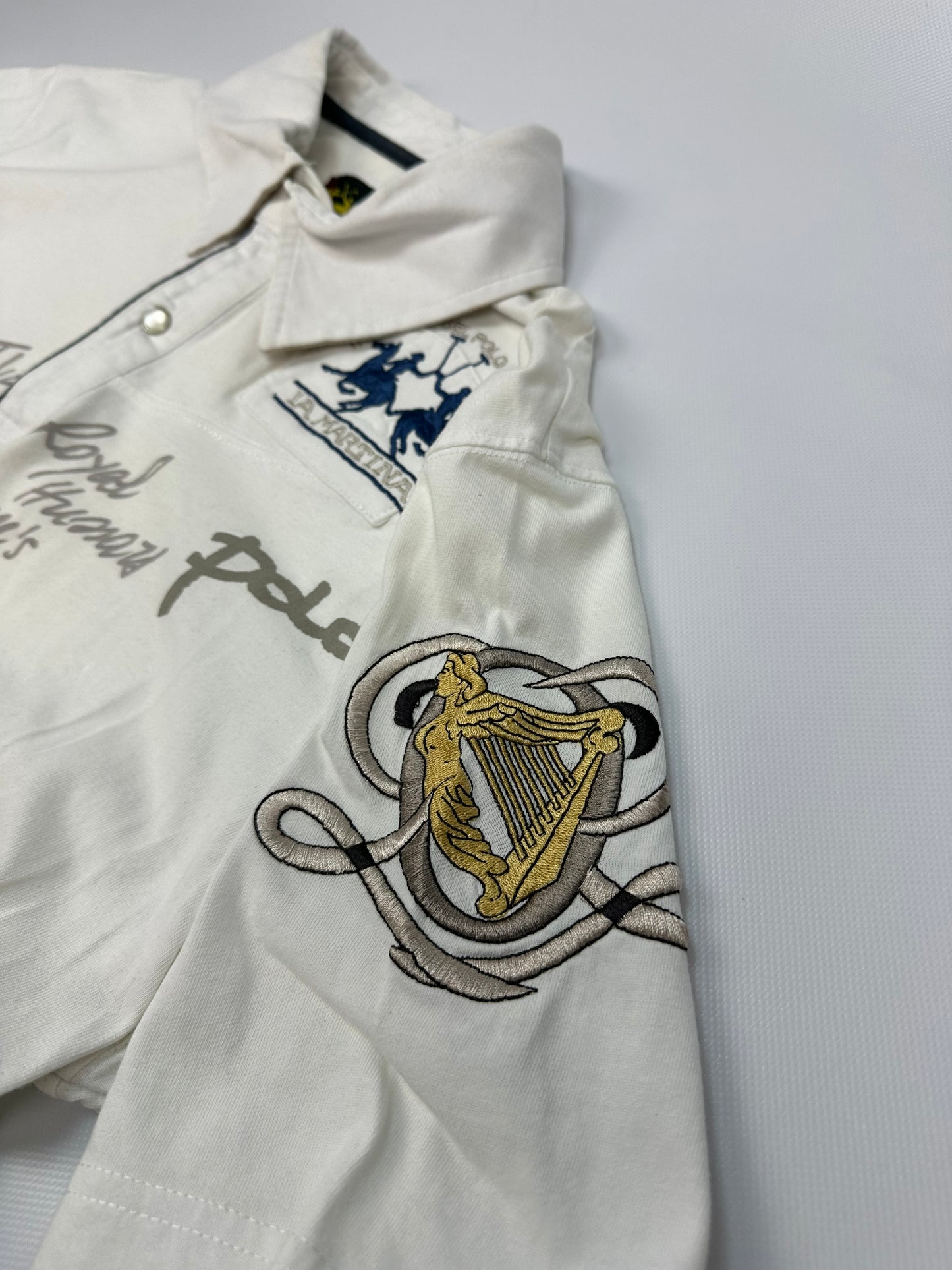 Vintage La Martina Polohemd weiß XXL