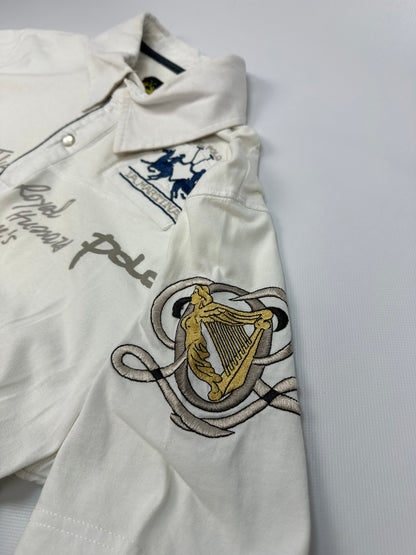 Vintage La Martina Polohemd weiß XXL
