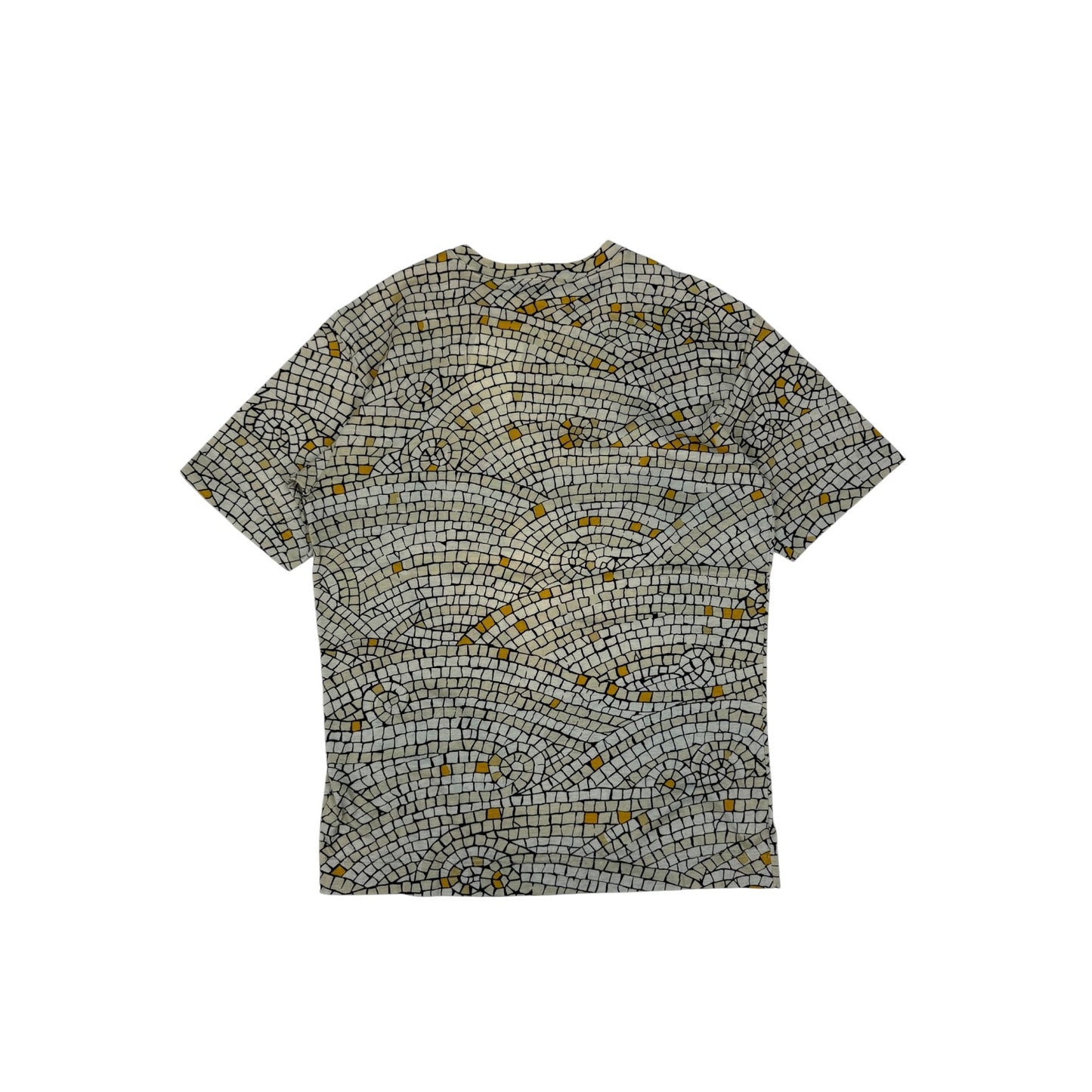 Vintage Hermes Mosaik T-Shirt weiß Gr. S
