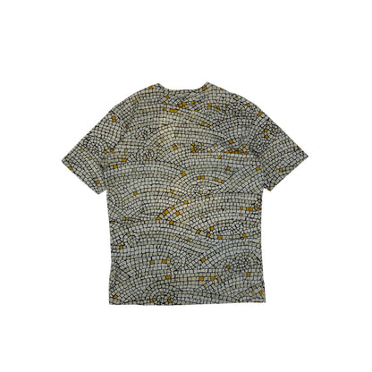 Vintage Hermes Mosaik T-Shirt weiß Gr. S