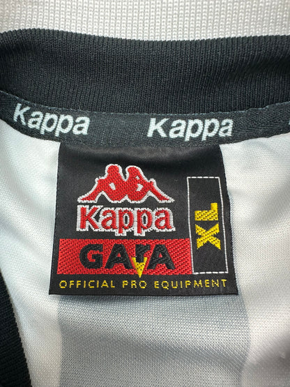 Vintage Kappa Juventus Turin Jersey schwarz/weiß Gr. XL