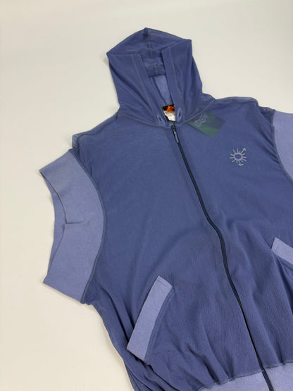 Vintage Jean Paul Gaultier Soleil Top/Jacke blau Gr. M