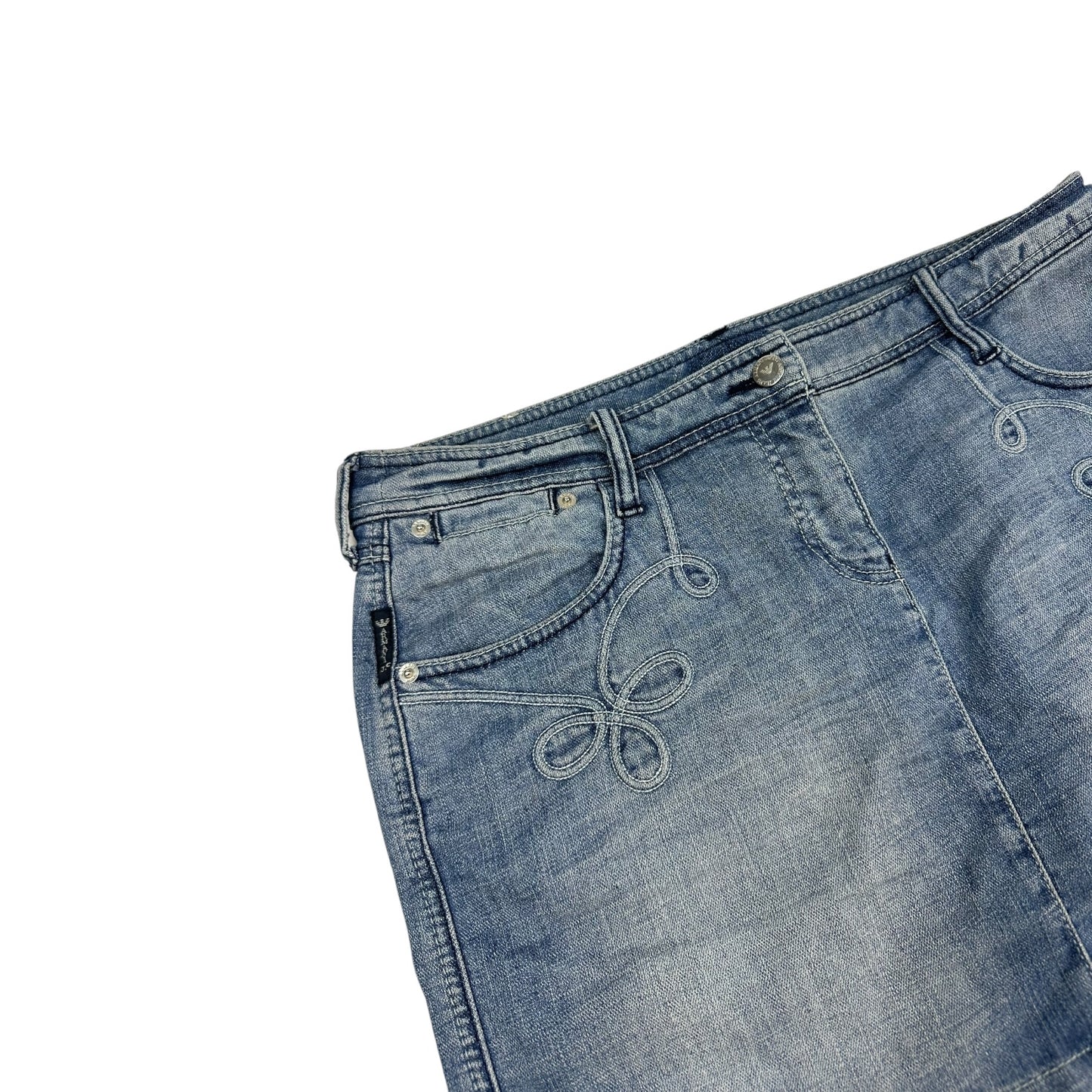 Vintage Armani Jeans Rock blau 46