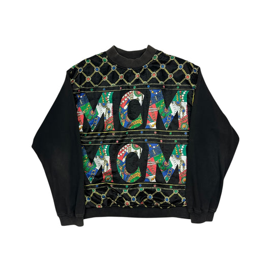 Vintage MCM Sweatshirt schwarz / bunt L