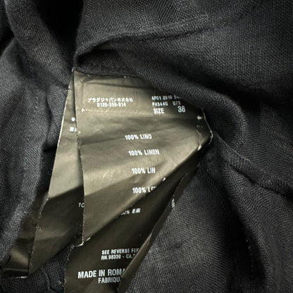 Vintage Prada Bluse schwarz 38