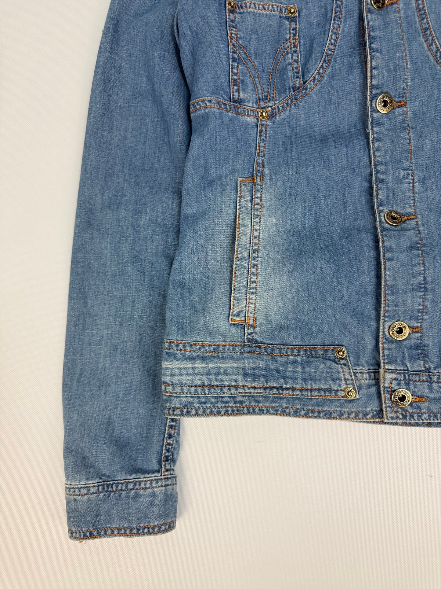 Vintage Dolce & Gabbana Jeansjacke blau Gr. M