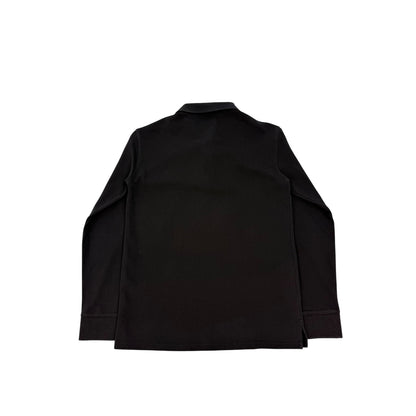 Vintage Prada Poloshirt Lang schwarz Gr. S