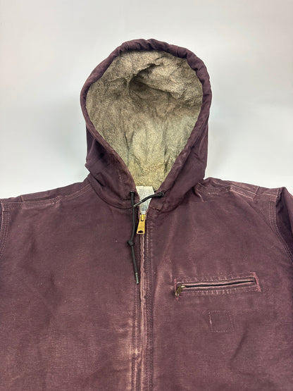 Vintage Carhartt Jacke dunkelrot Gr. M Frauen: XL