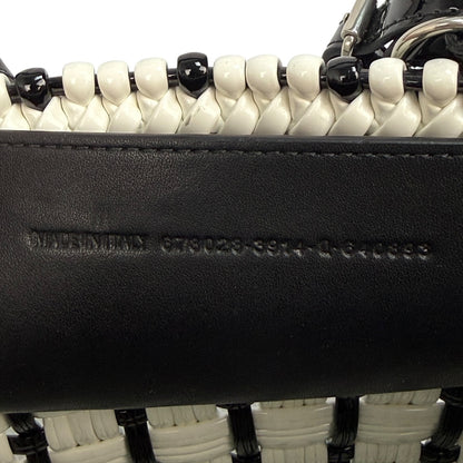 Balenciaga Bistro Panier Shopper klein schwarz / weiß