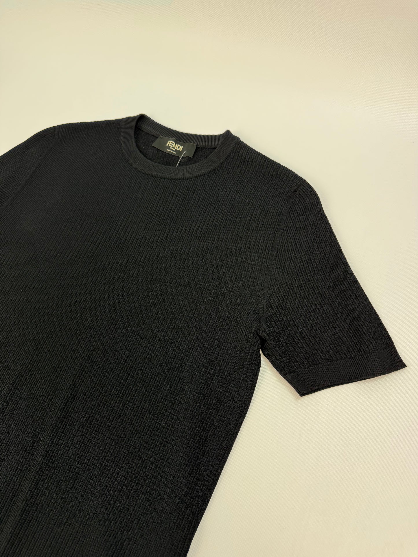 Fendi Slim Fit T-Shirt schwarz Gr. 46
