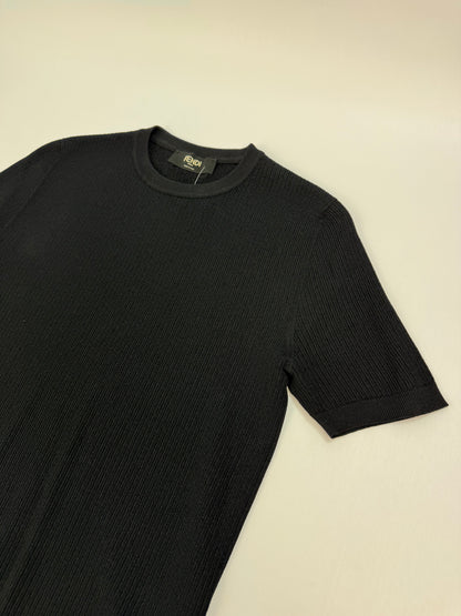 Fendi Slim Fit T-Shirt schwarz Gr. 46